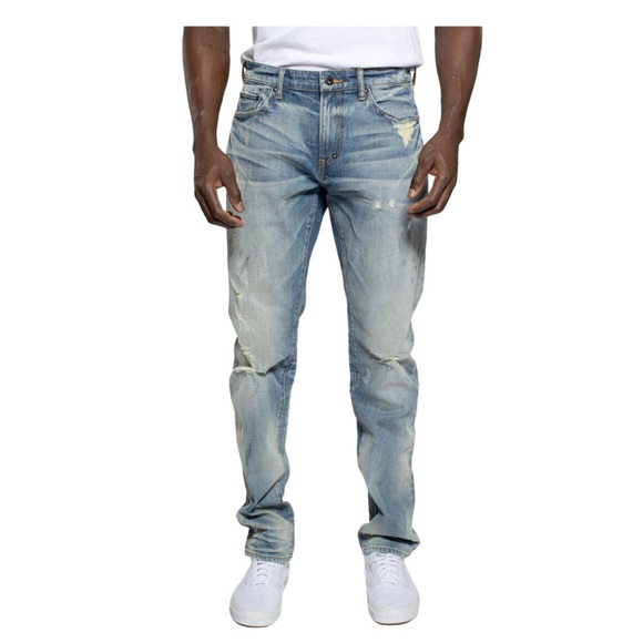 Prps Alaia - Le Sabre Stretch Denim Blue Men's Jeans - Picture 2 of 15